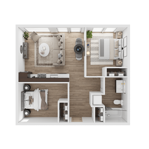 a1 floor plan  studio  apartment complexes  the residences at sawmill estates